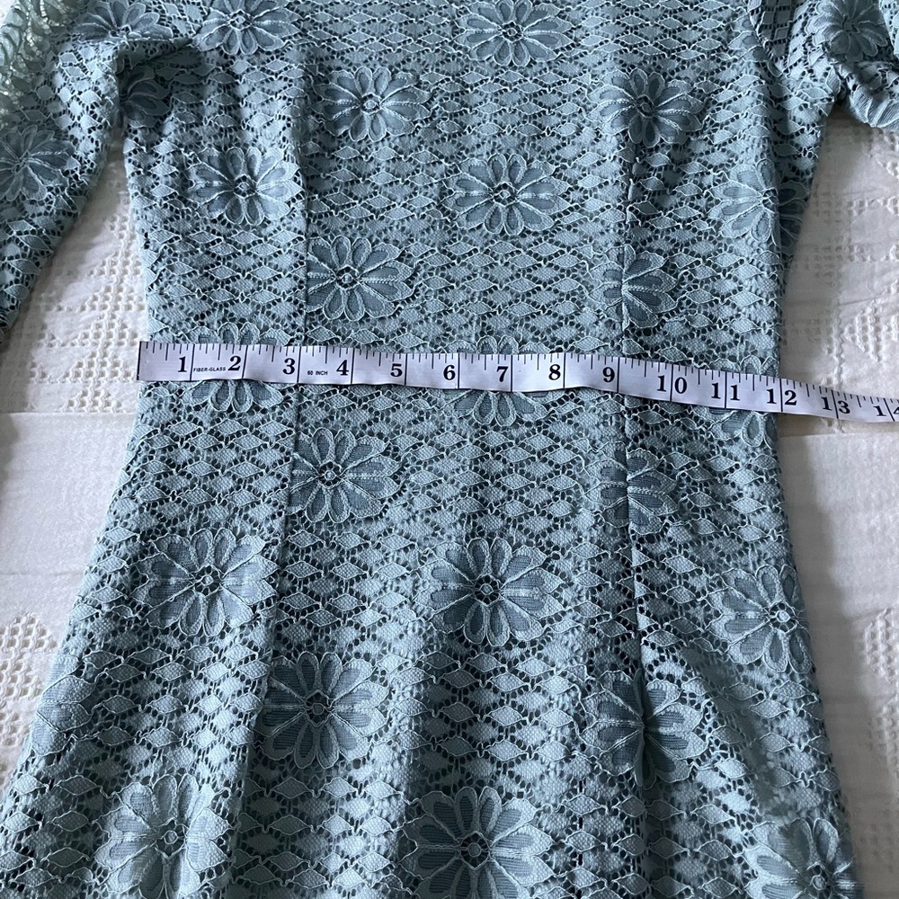 ALTAR’D STATE Sage Green Lace A-Line Bell Sleeve Dress Size XS - Picture 8 of 9